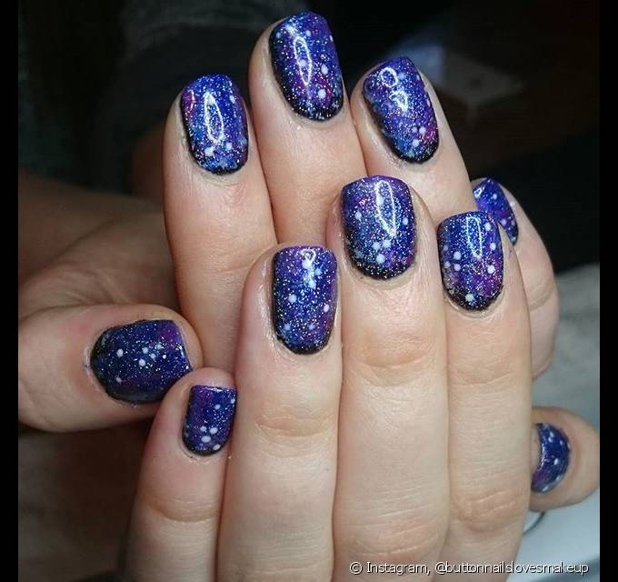 Glitter deixa o efeito luminoso ainda mais evidente (Foto: Reprodução)